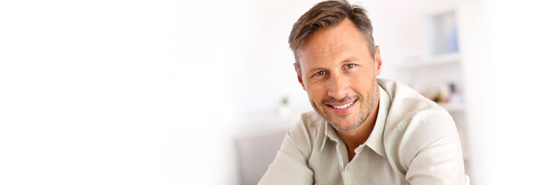 Older man smiling l Tooth-Colored Fillings Azalea Dental