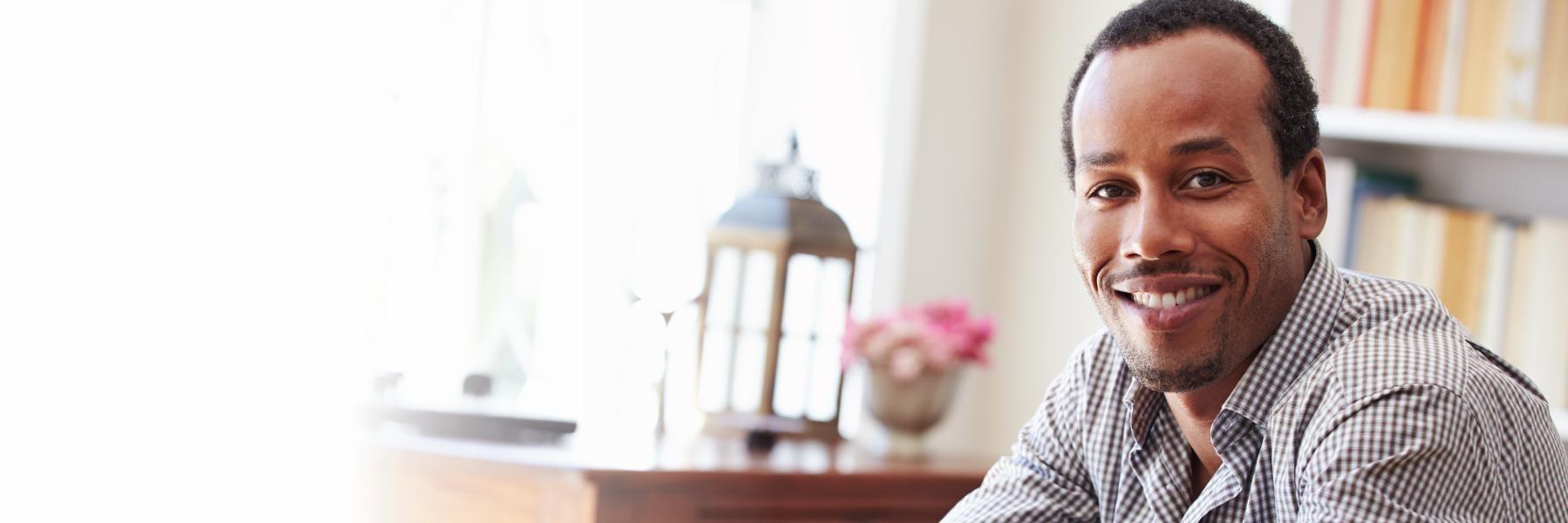 Middle-aged man smiling l Teeth Whitening Summerville SC