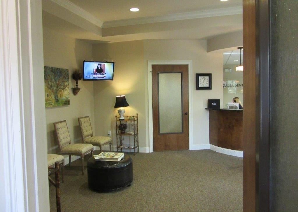 Waiting room in dental office | Azalea Dental