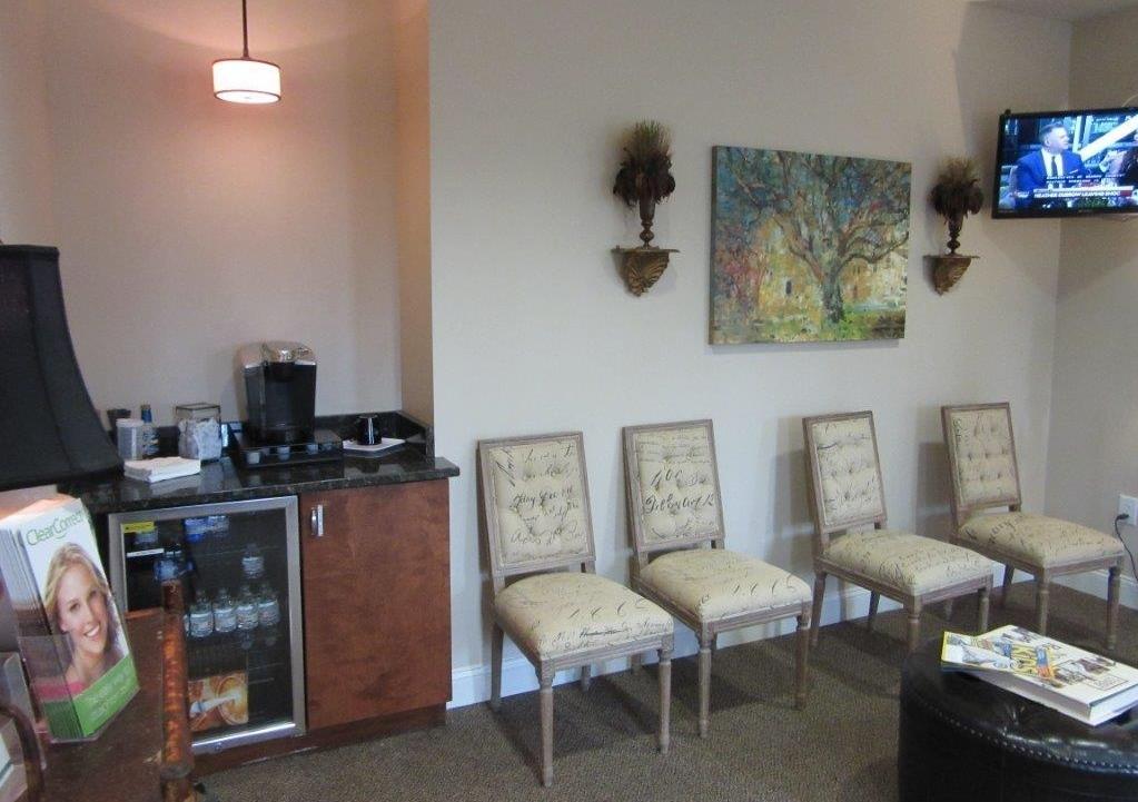 Waiting room in office | Azalea Dental